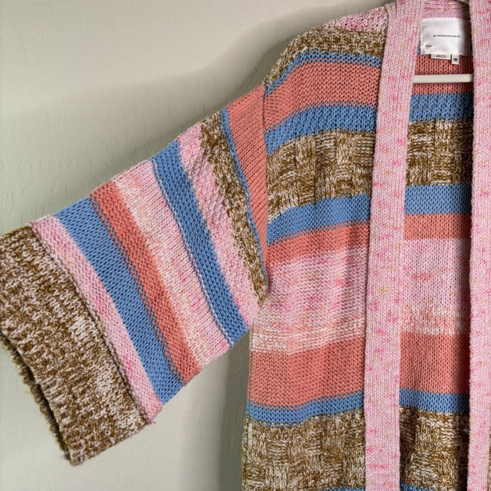 Anthropologie Striped Knit Cardigan - Picture 6 of 6